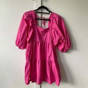 A New Day Puff sleeve Smock dress